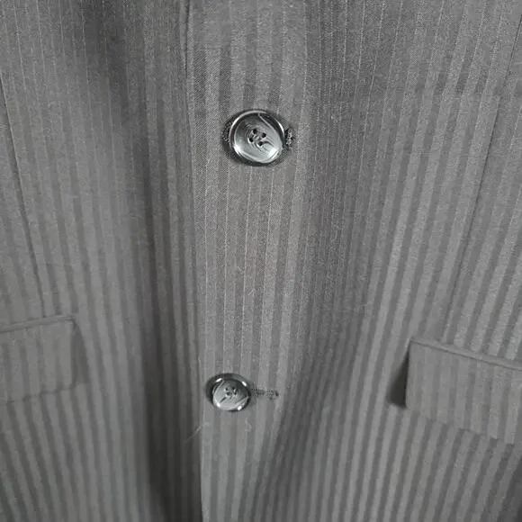 Vittorio St Angelo Suit Men's 46 Long Blazer Pants Set